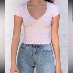 Brandy Melville Light Pink Gina Top